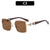 Elegante geometrische Rahmen-Sonnenbrille