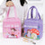 Isolierter Cartoon Lunch Tote Brehn