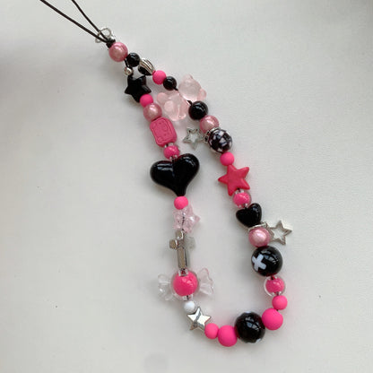 Farbenfrohes Perlen Charm Armband Brehn