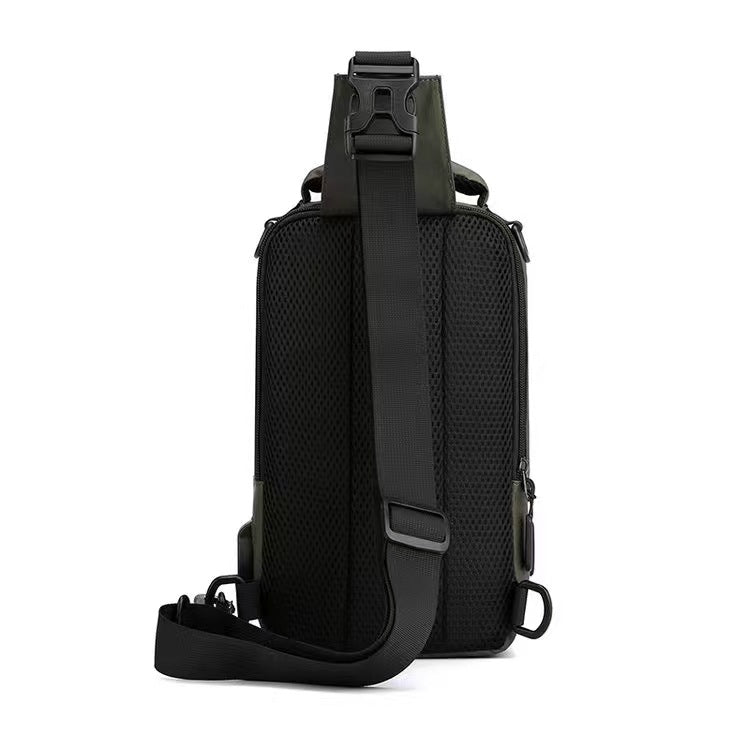 Kompakte Multi-Taschen Sling-Rucksack Brehn