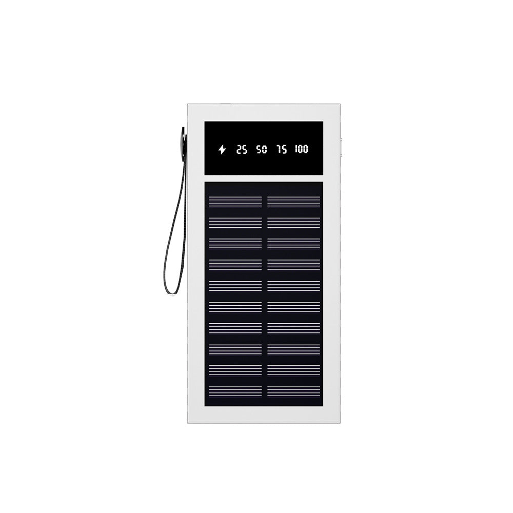 Tragbare Solar-Powerbank mit Digitaler Anzeige und Innovativer Ladeverwaltung Brehn