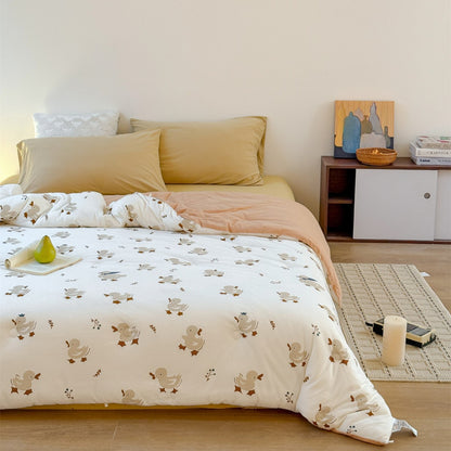 Gepolsterte Futon‑Matratzenauflage mit niedlichem Katzenmuster