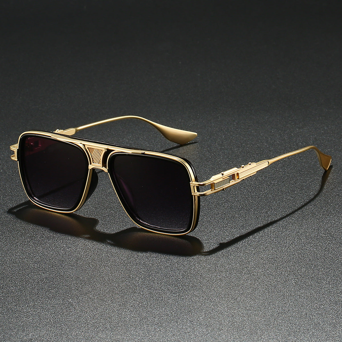 Damen Designer-Sonnenbrille mit luxuriösem Metallrahmen und trendigem Detail Brehn