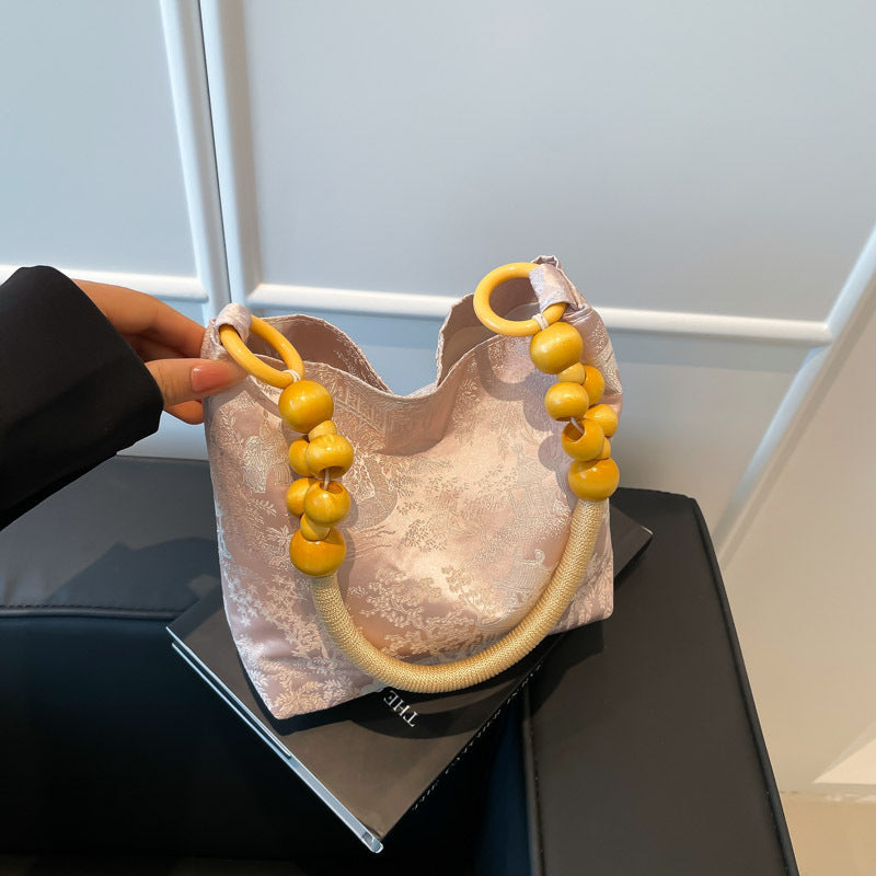 Moderner, vom Kunsthandwerk inspirierter handgefertigter Tragetasche Brehn