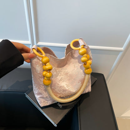 Moderner, vom Kunsthandwerk inspirierter handgefertigter Tragetasche Brehn