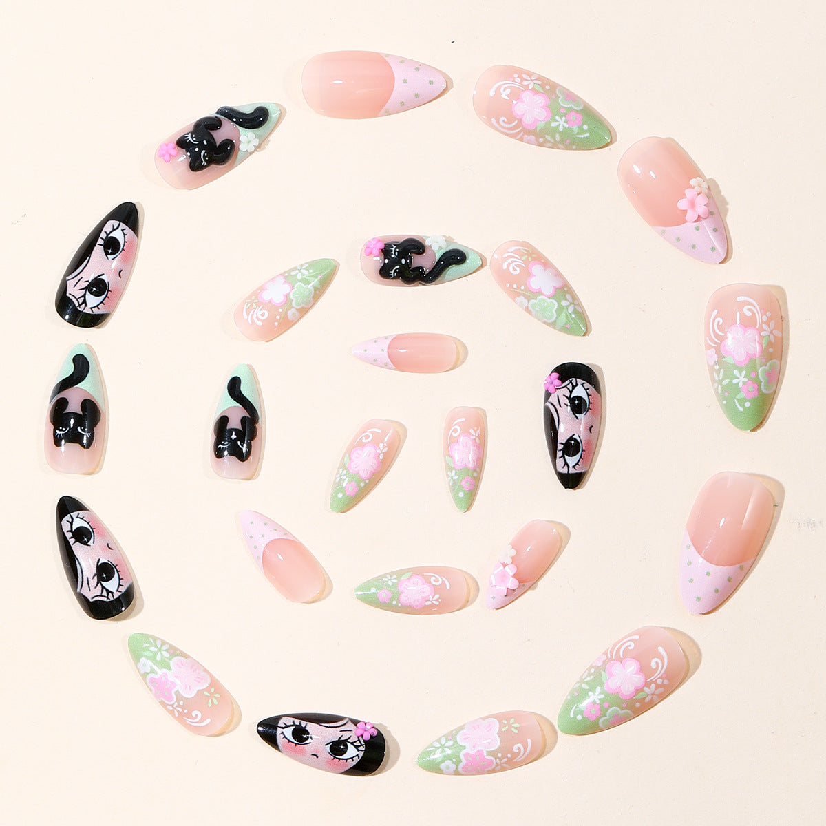 Künstlerischer Charakter Nagelkunst Brehn