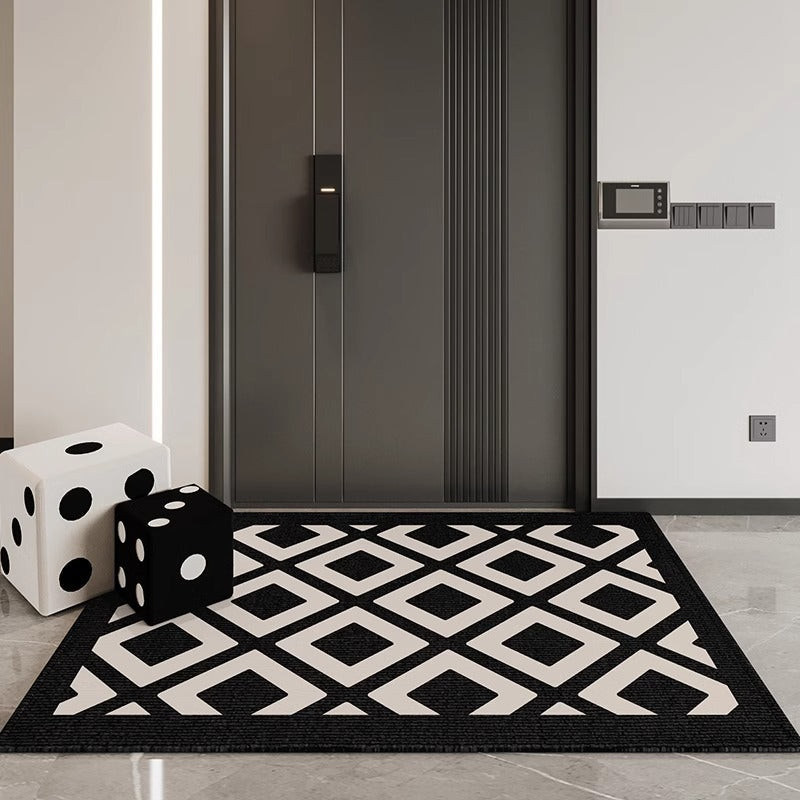 Moderne geometrische Fußmatte