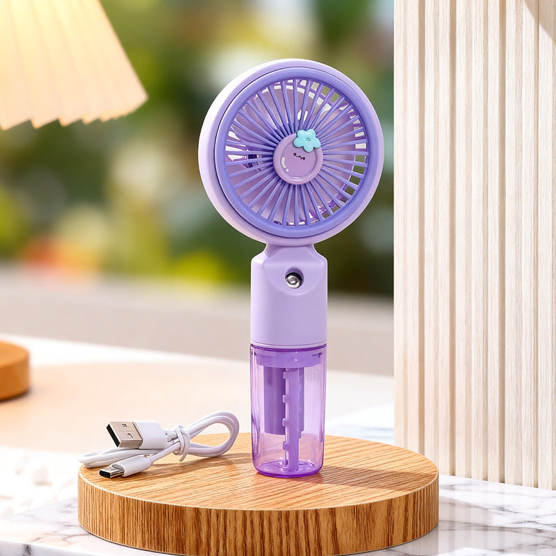 Tragbarer Mist-Fan für Frauen mit USB-Anschluss Brehn