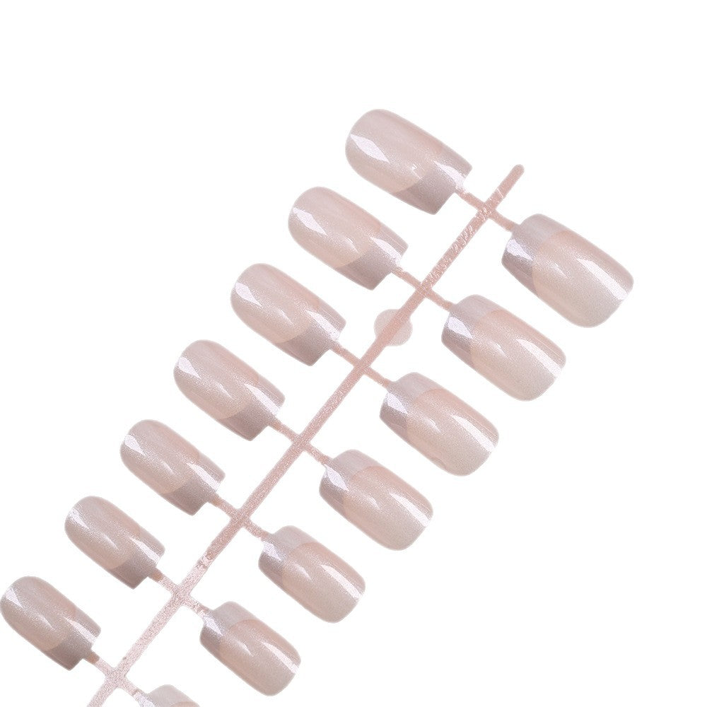 Elegante Französische Spitzenkünstliche Nägel Brehn