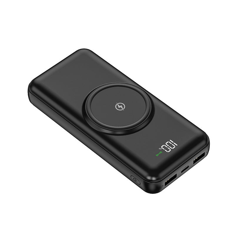 Tragbare Powerbank mit Kabelloser Schnellladefunktion und Intelligenter Ladeanzeige Brehn