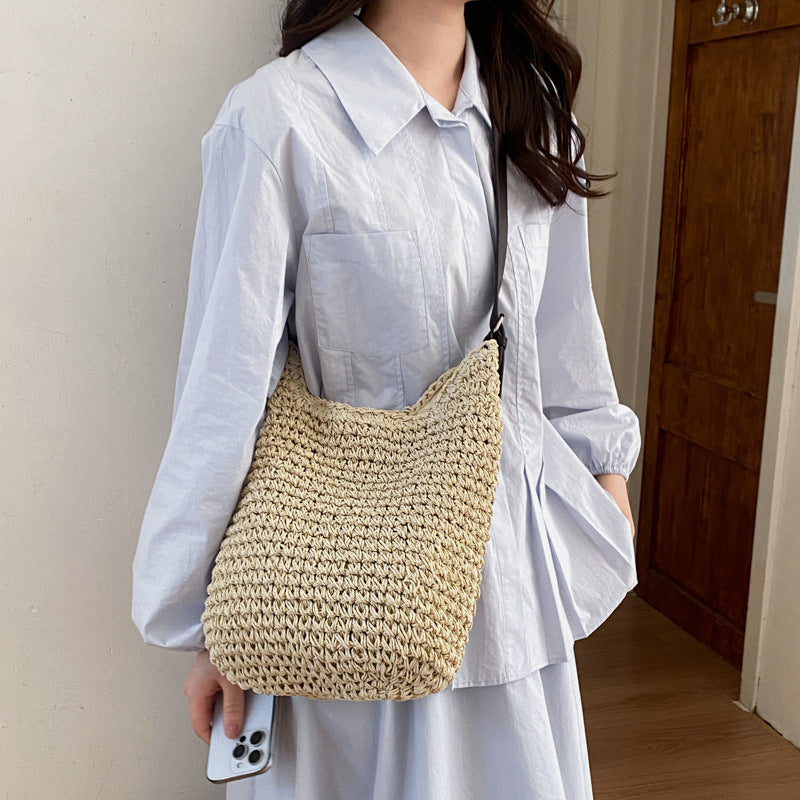 Handtasche Aus Geflochtenem Material Brehn