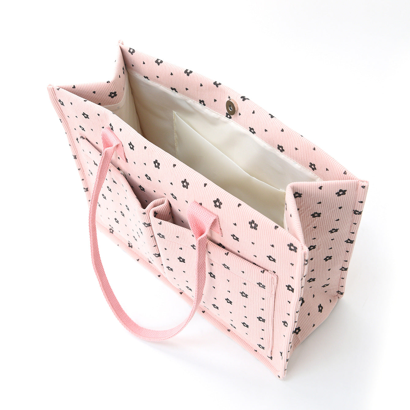 Geräumige Einkaufs- und Alltags-Tasche mit Modernen Blumenmotiven Brehn