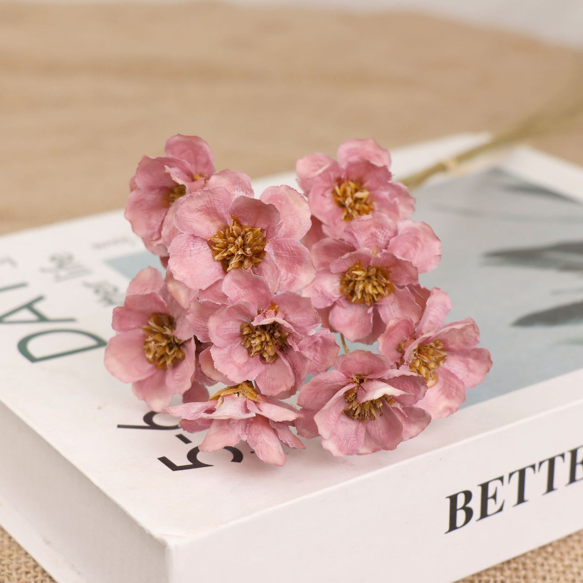 Dekorativer getrockneter Blumenstrauß