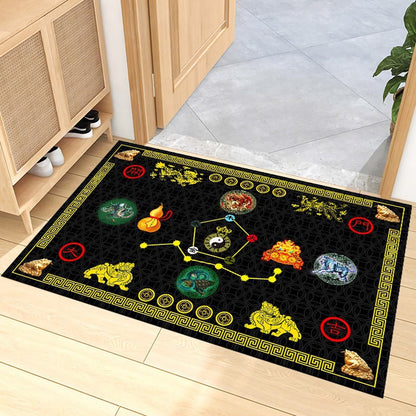 Dekorative zodiakthematische Bereichsmatte