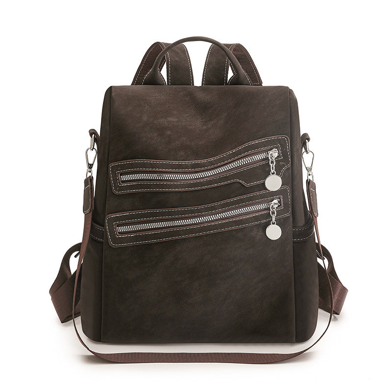 Stylischer Multi-Reißverschluss-Rucksack Brehn