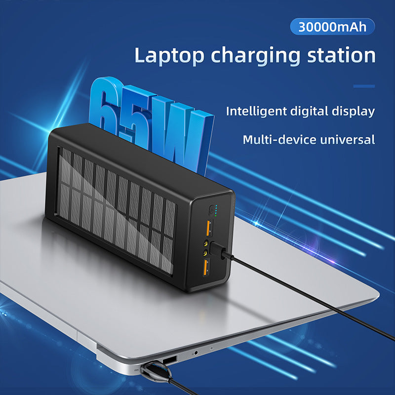 Solarbetriebene Powerbank Brehn