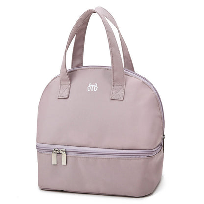 Damen isolierte Kühltasche mit praktischem doppelt zip-Design Brehn