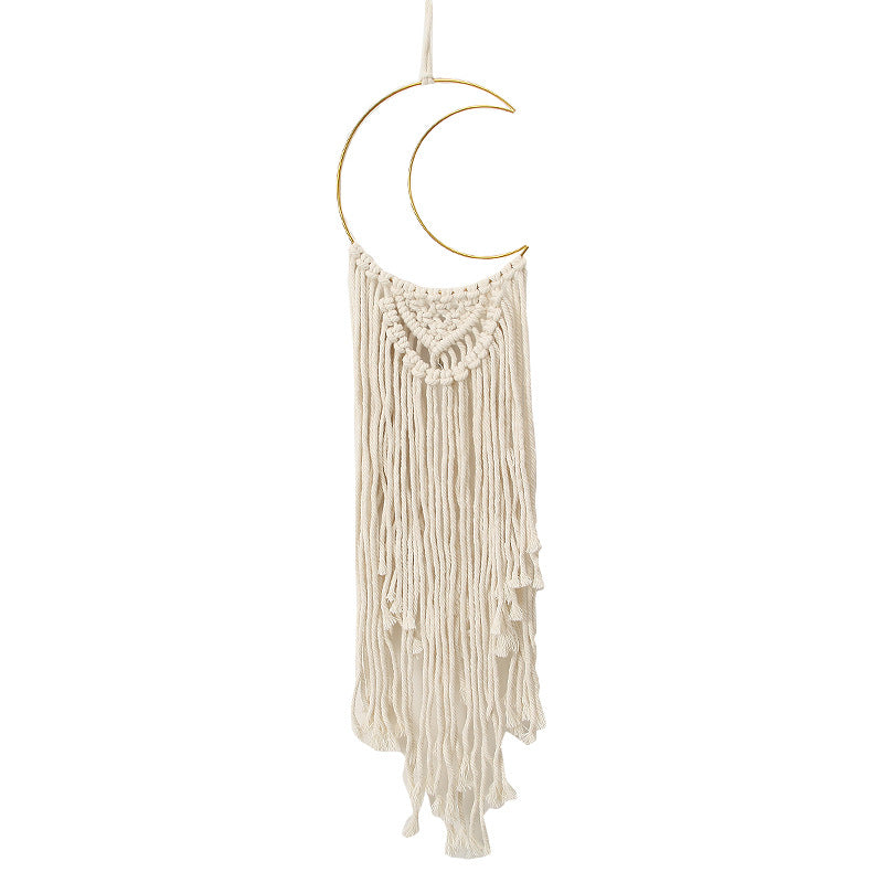 Macramé Mond Wandbehang Brehn
