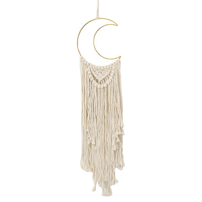 Macramé Mond Wandbehang Brehn