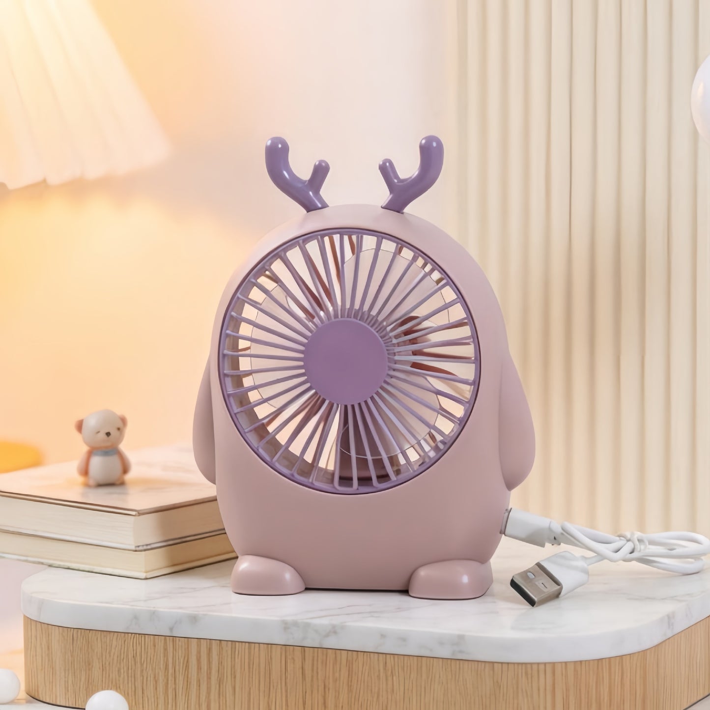 Damen Handventilator mit niedlichem Tierdesign Brehn