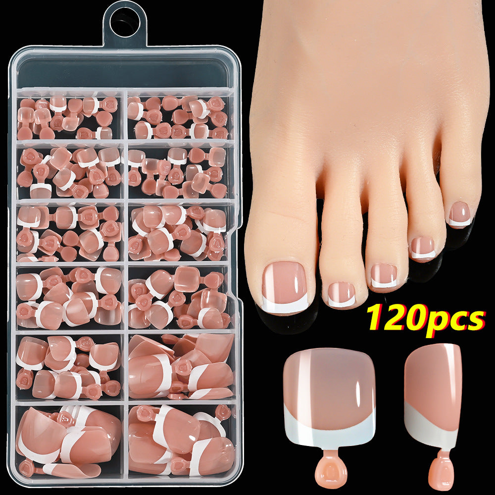 French Tip Gel Fußnagel Set Brehn