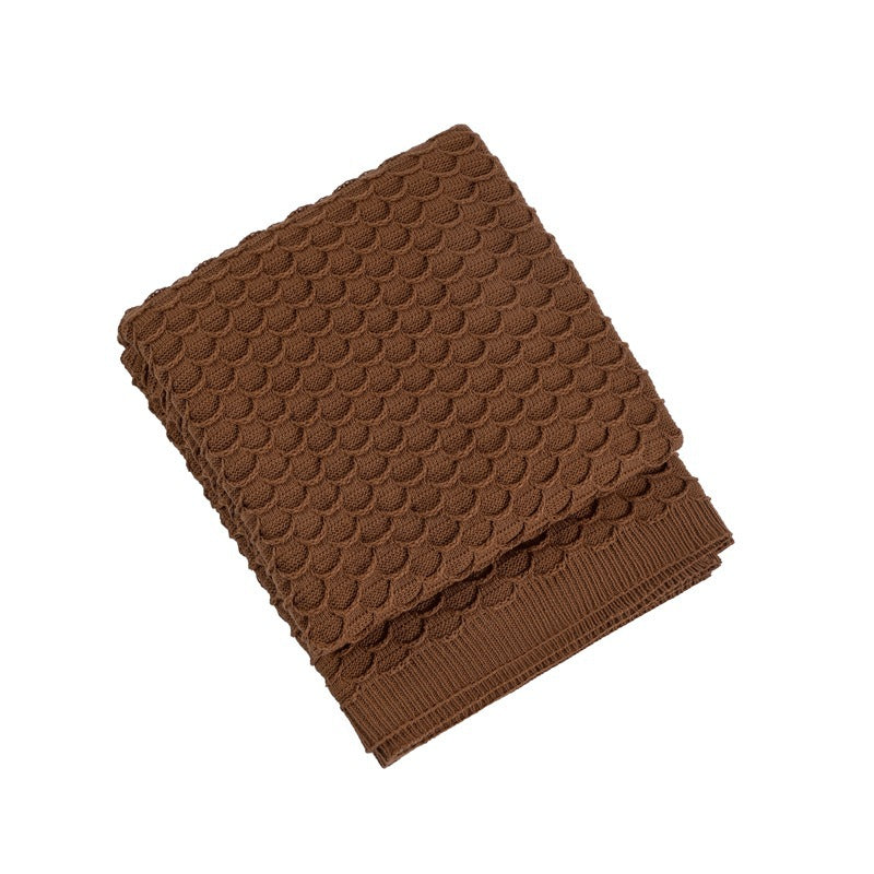 Gemütliche Strickwurfdecke Brehn