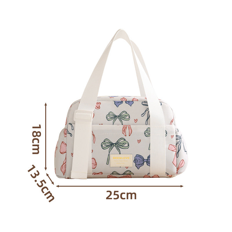 Isolierte Lunch-Tasche mit süßem Schleifen-Design Brehn