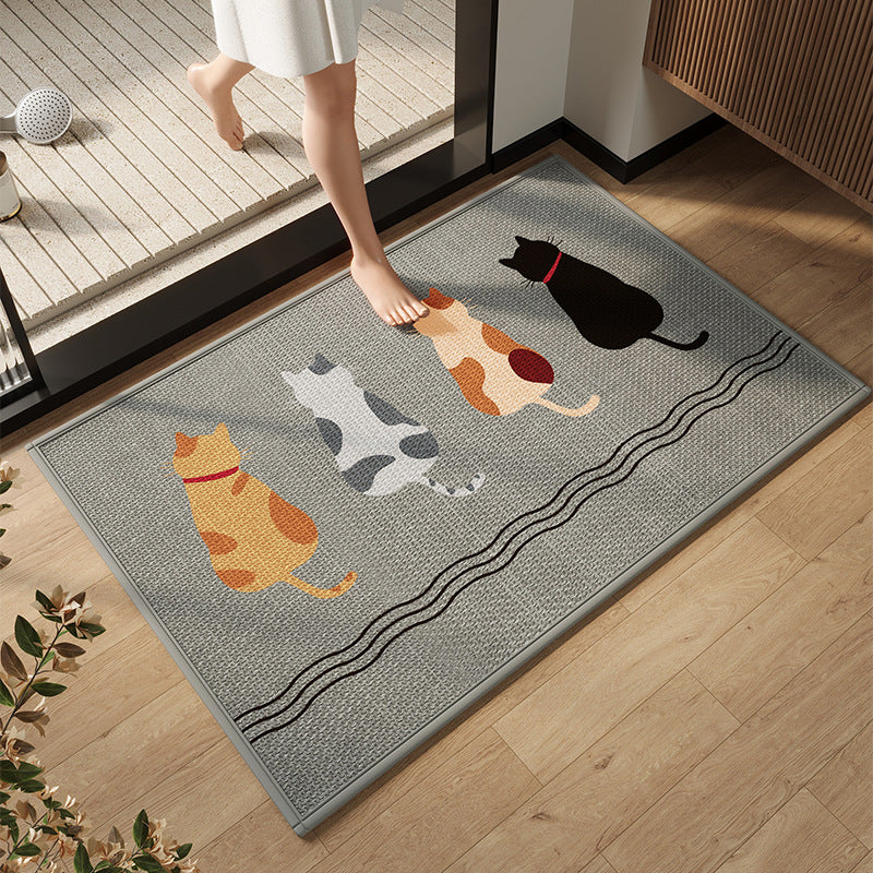 Elegante moderne Badezimmermatte Brehn