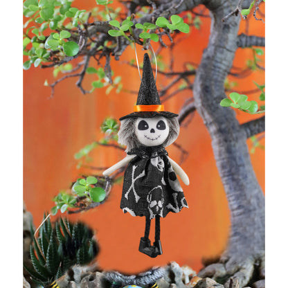 Dekorative Halloween Katze mit Hexenhut