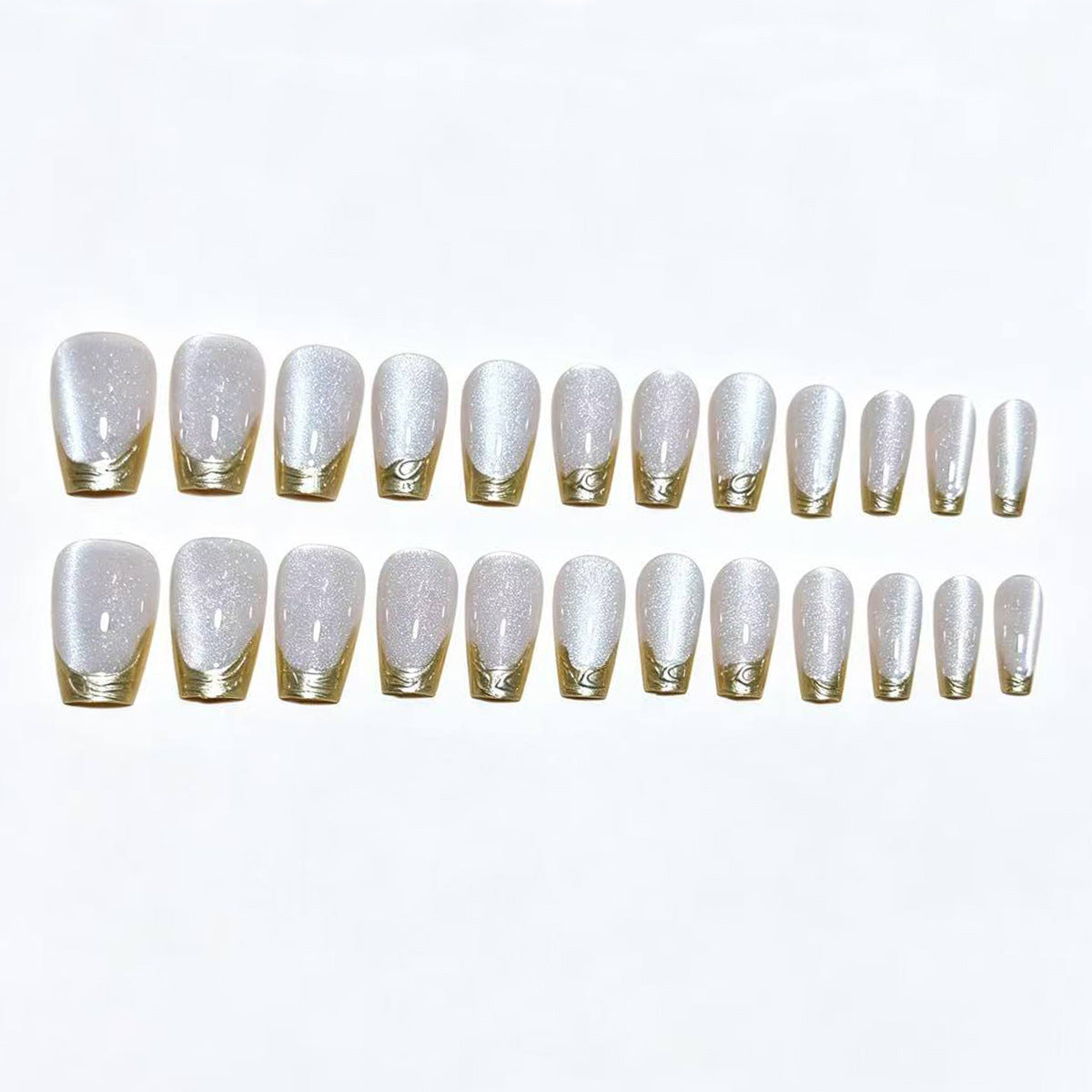 Elegantes French Tip Press-On Nagelset Brehn 1787380647