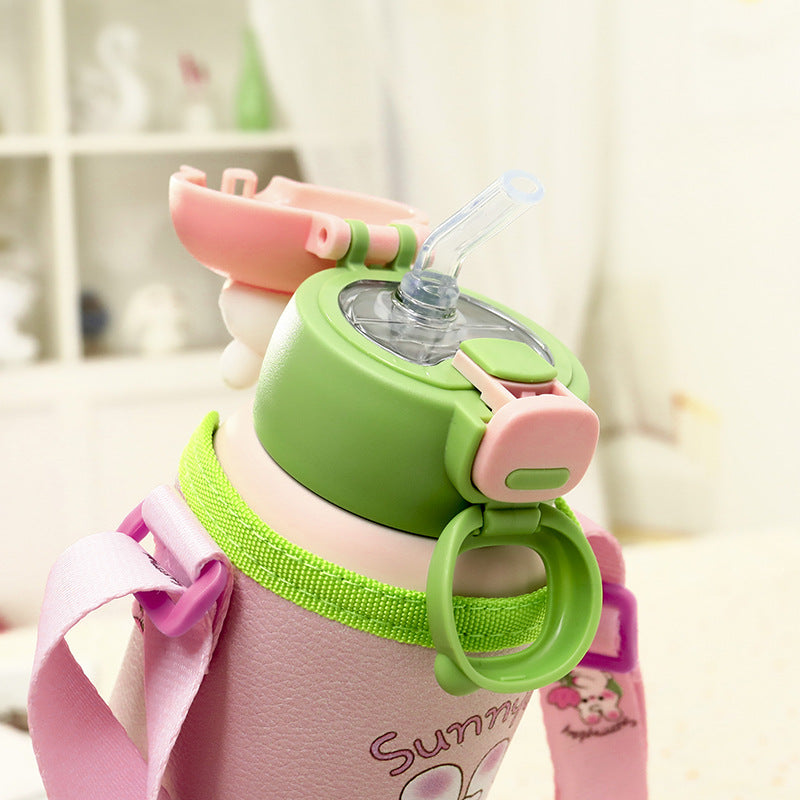 Damen Isolierte Trinkflasche mit niedlichem Dinosaurierdesign Brehn