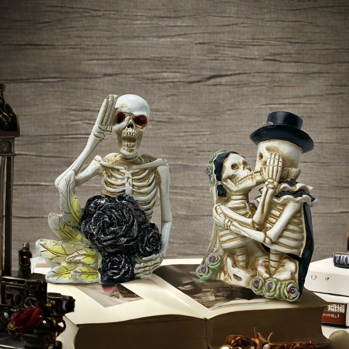 Romantische Skeletfigur Brehn