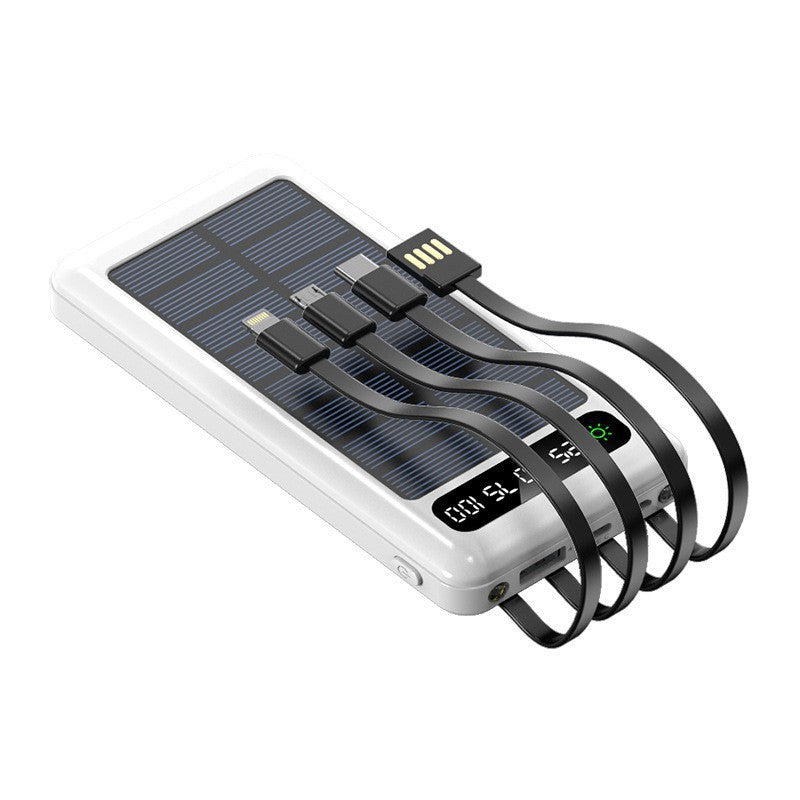 Solar Powerbank mit Multifunktionalen Ladeoptionen Brehn