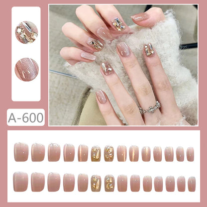 Chic Dekorative Druck-Nagelspitzen Brehn