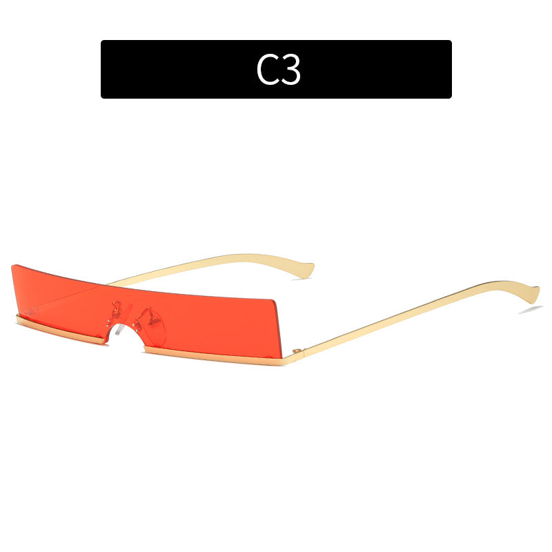 Minimalistische Katzenaugen-Sonnenbrille