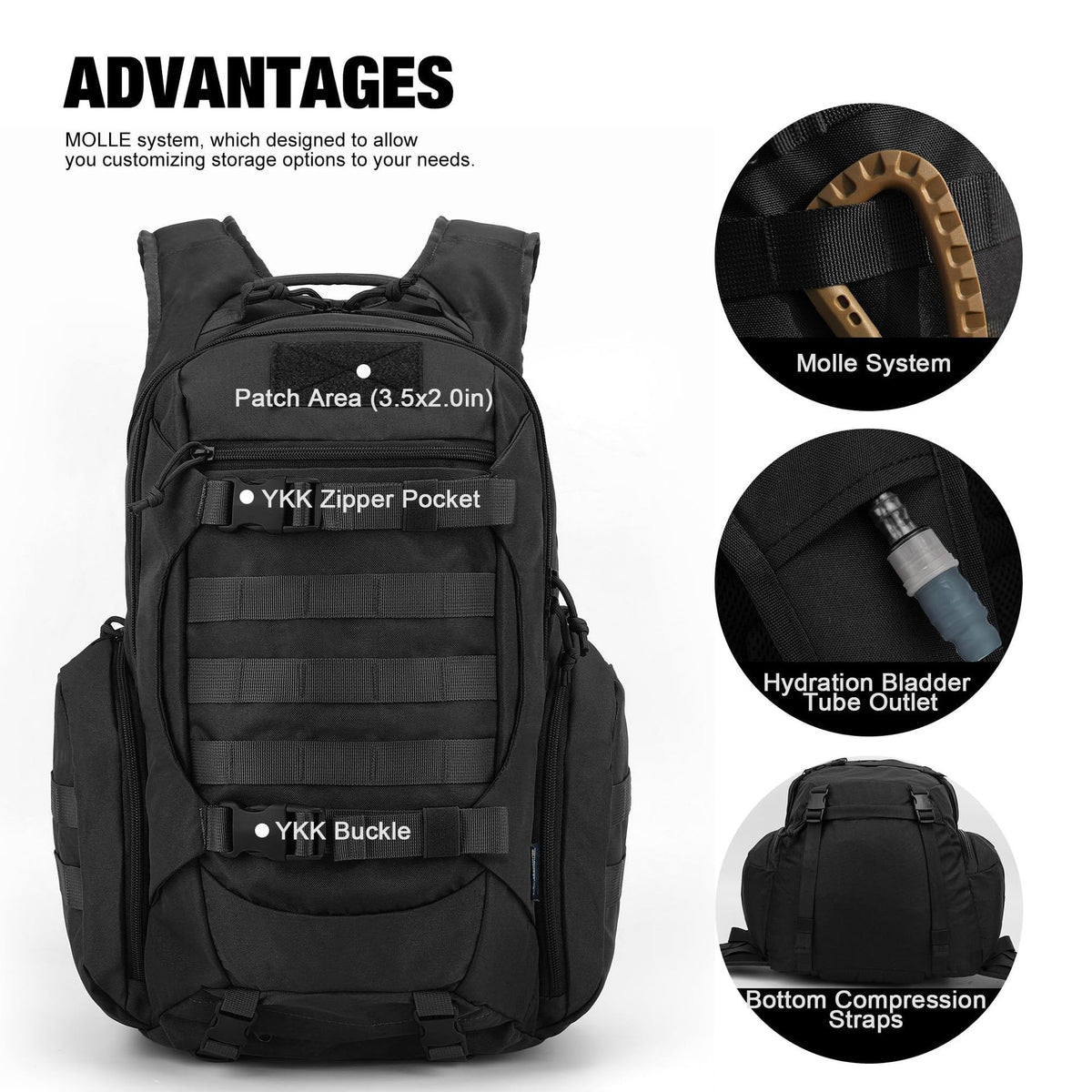 Taktischer Militär-Rucksack Brehn