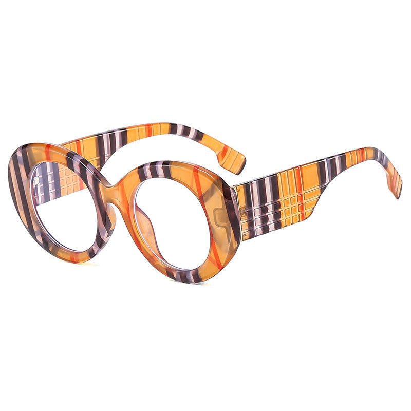 Damen extravagante Sonnenbrille mit kreativem Rahmendesign und schützendem UV-Filter Brehn