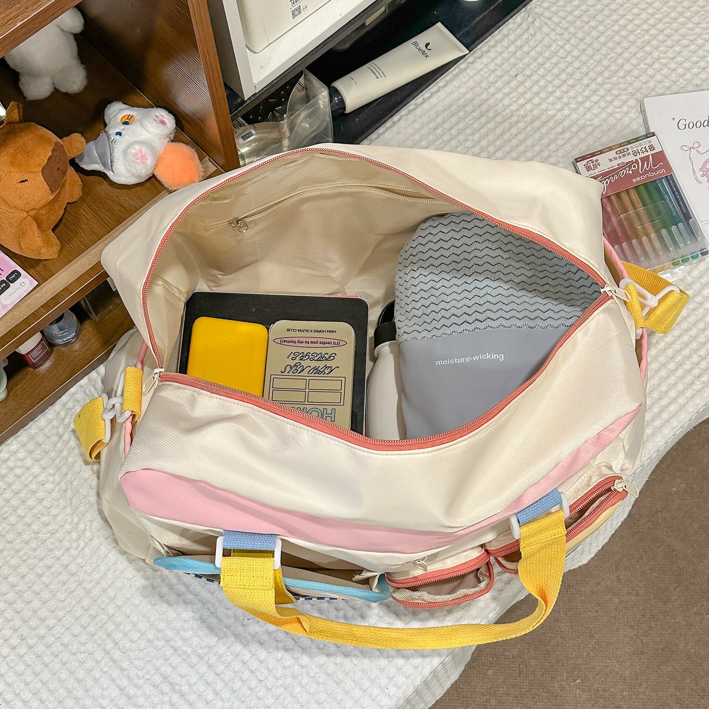 Gepolsterte Sport- Und Reisetasche Mit Mehreren Fächern Brehn