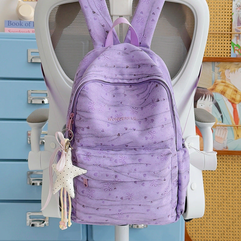 Stilvoller Herzmuster-Rucksack Brehn