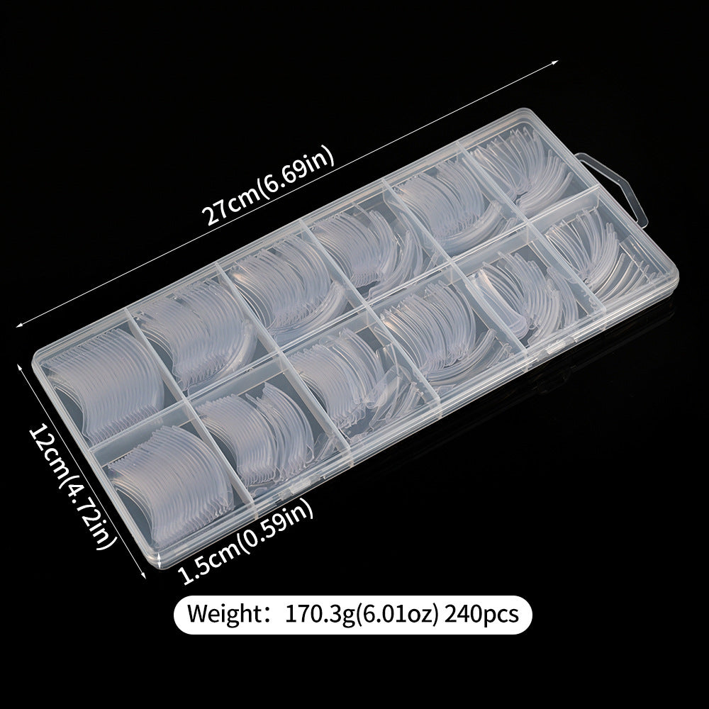 Premium Lange Stiletto Nagelspitze Set Brehn
