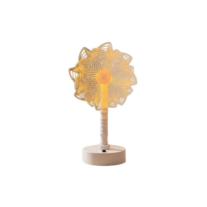 LED Blüten Tischlampe