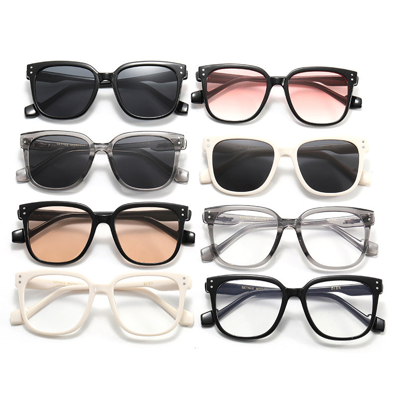 Damen stylische rechteckige Brille Brehn