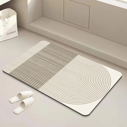 Modern Geometrische Badematte Brehn