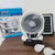 Damen tragbarer 4-in-1 Solarventilator mit LED-Lampe Brehn