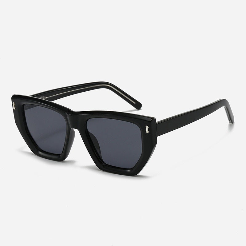 Damen Modische Sonnenbrille mit einzigartigem sechseckigem Rahmen und schützenden Gläsern Brehn