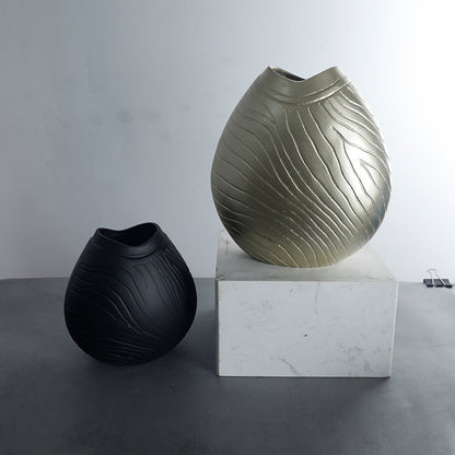 Dekorative Zeitgenössische Texturierte Vase