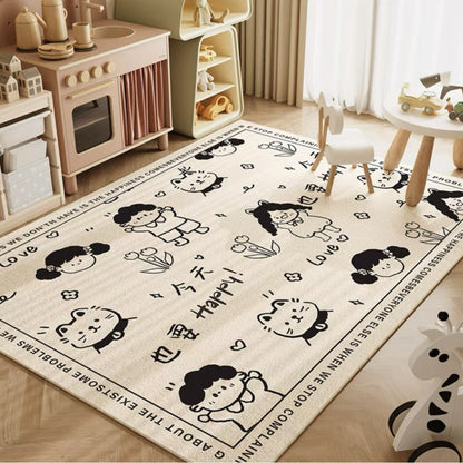 Kinderspielteppich mit Katzenmotiv Brehn