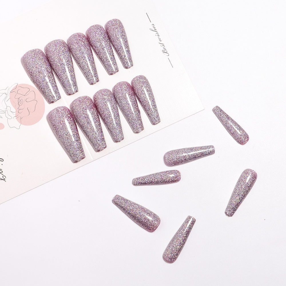 Glamouröse Glitzernd Press-On Nagelspitzen Brehn