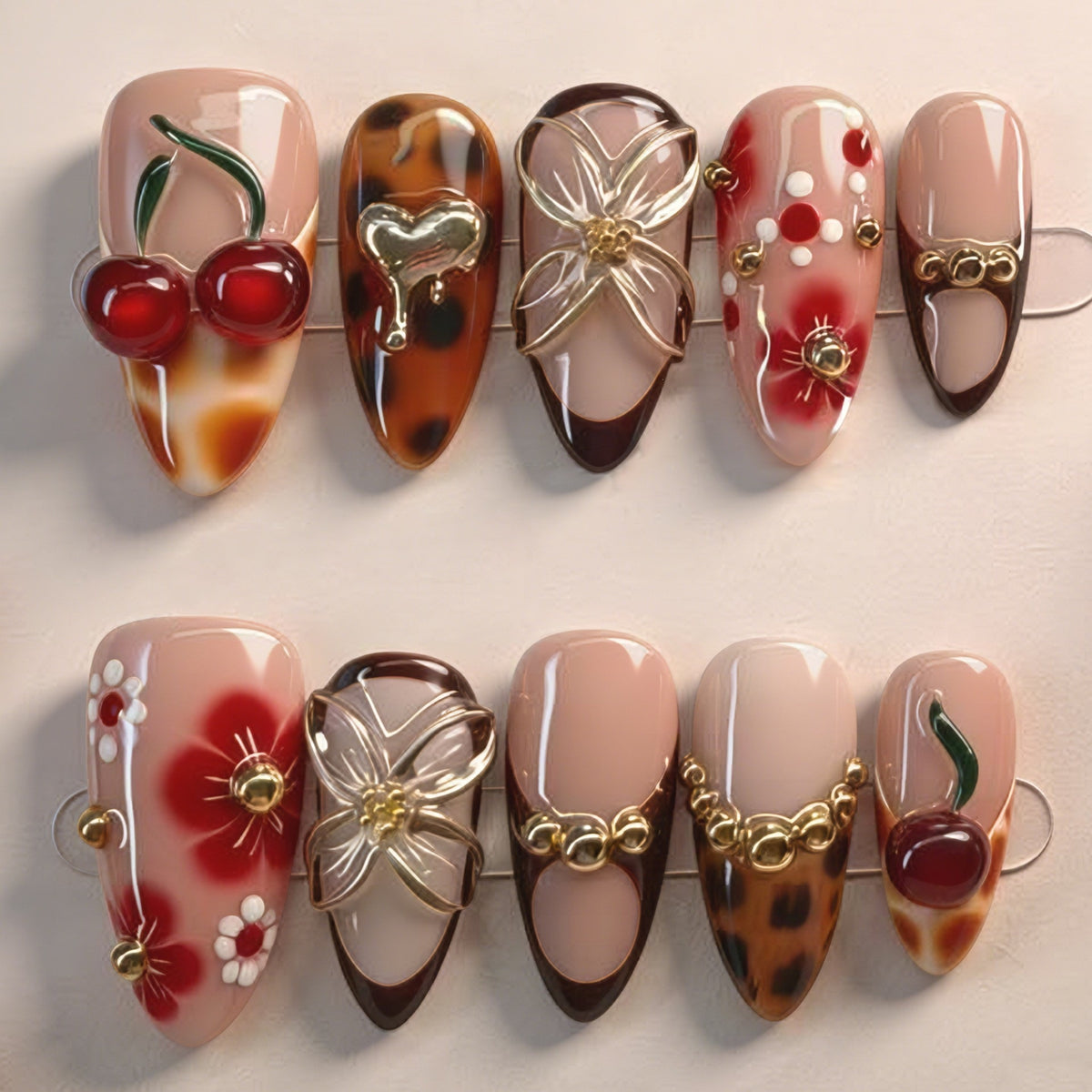 Exklusive Kunstnagel-Kollektion mit floralen Designs Brehn