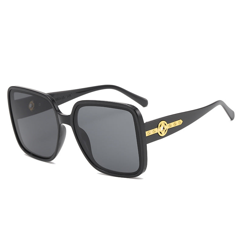 Damen modische quadratische Sonnenbrille mit luxuriösen Details Brehn